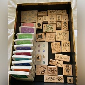 Classic Stampin pad and stamps - bundle
